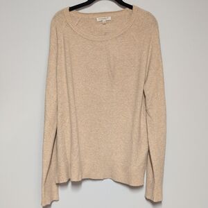 Liverpool Cream Scoop Neck Sweater